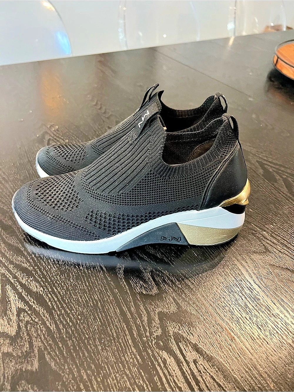 Sketchers Mark Nason Black Wedge Sneakers Like New